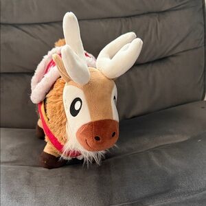 Squishable Plush Reindeer Toy with Antlers